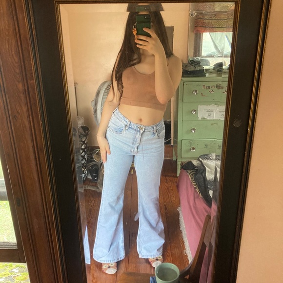 *Sold* RETRO CLASSIC FLARE JEANS COTTON:ON - Picture 3 of 4